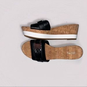 Michael Kors Warren Platform Leather Size 8.5